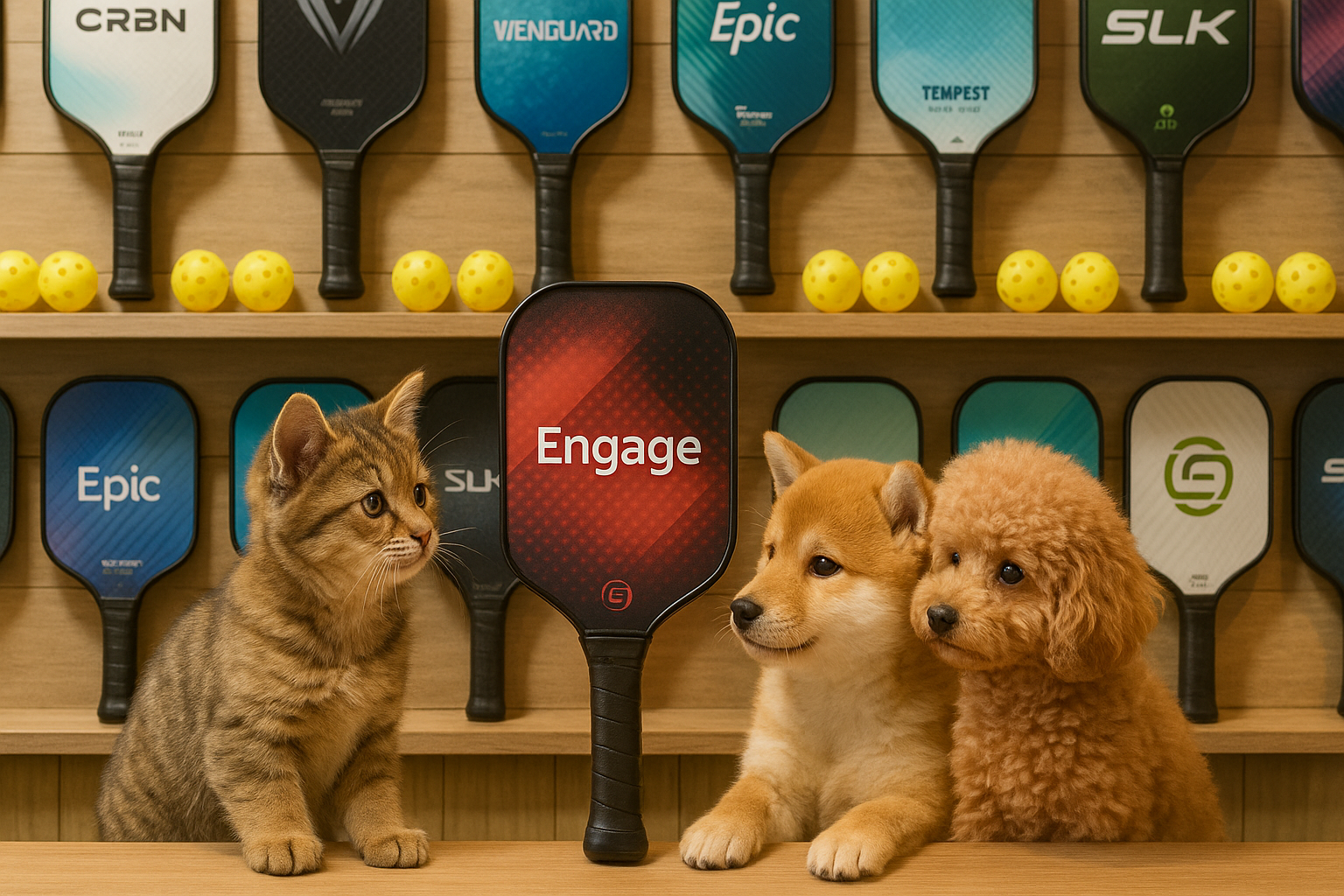 Engage Pickleballのピックルボールパドル（ラケット）