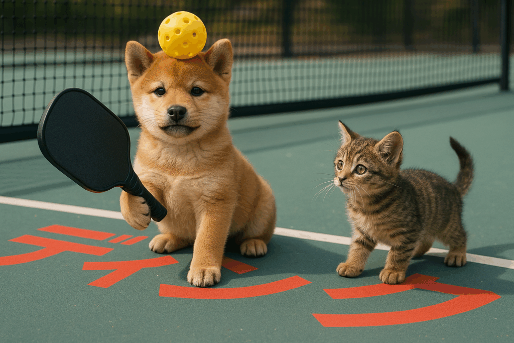 ピックルボールのディンク