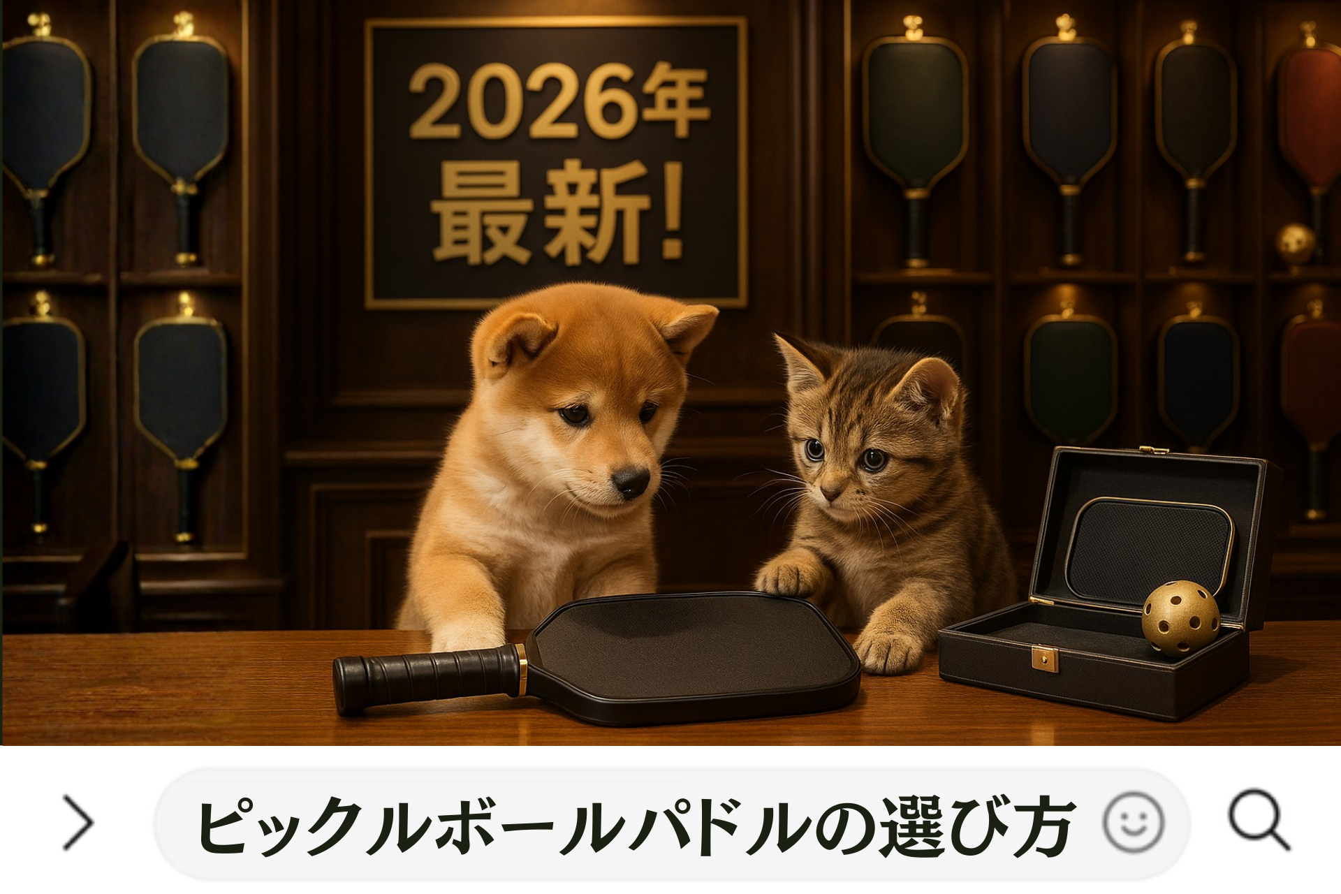 ピックルボールパドルの選び方