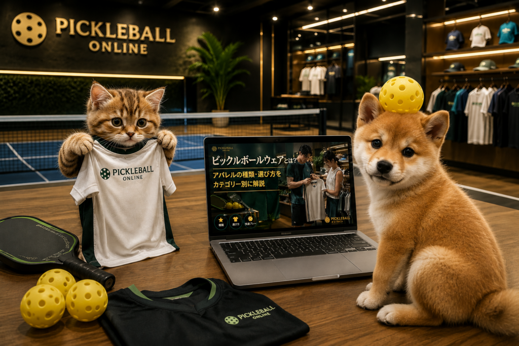 ピックルボールウェアとは?アパレルの種類・選び方をカテゴリー別に解説