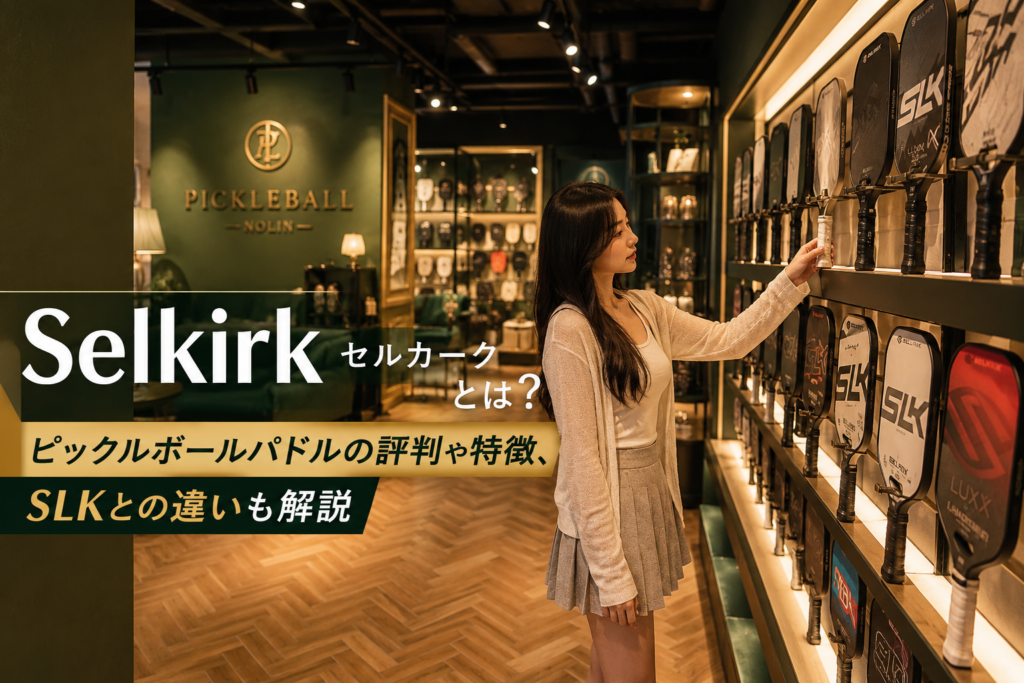 Selkirk(セルカーク)とは?ピックルボールパドルの評判や特徴、SLKとの違いも解説