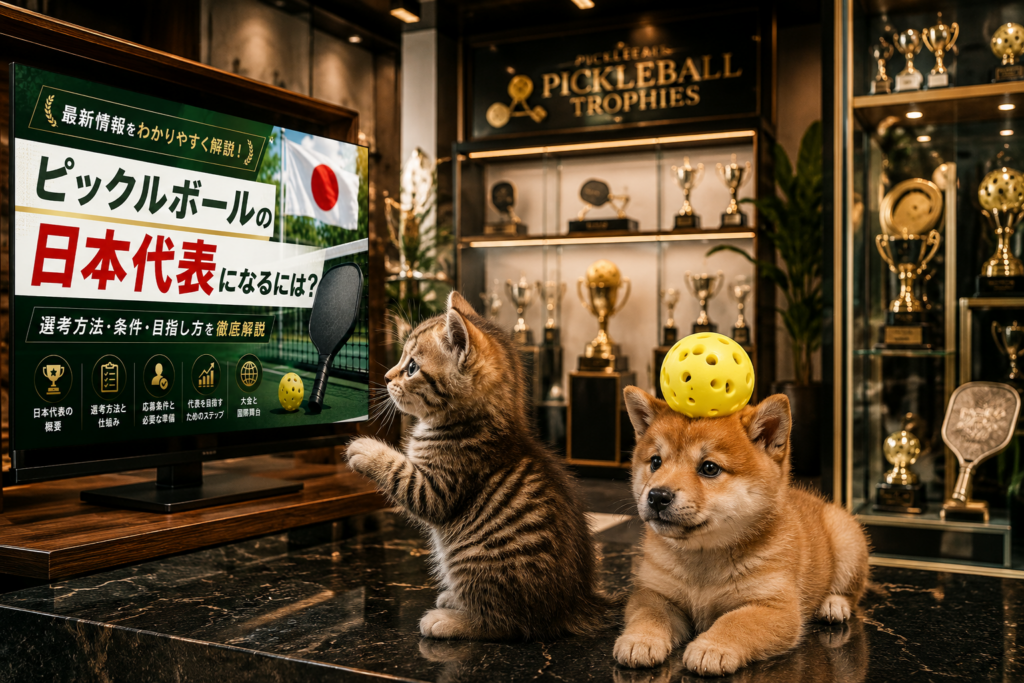 ピックルボールの日本代表になるには?