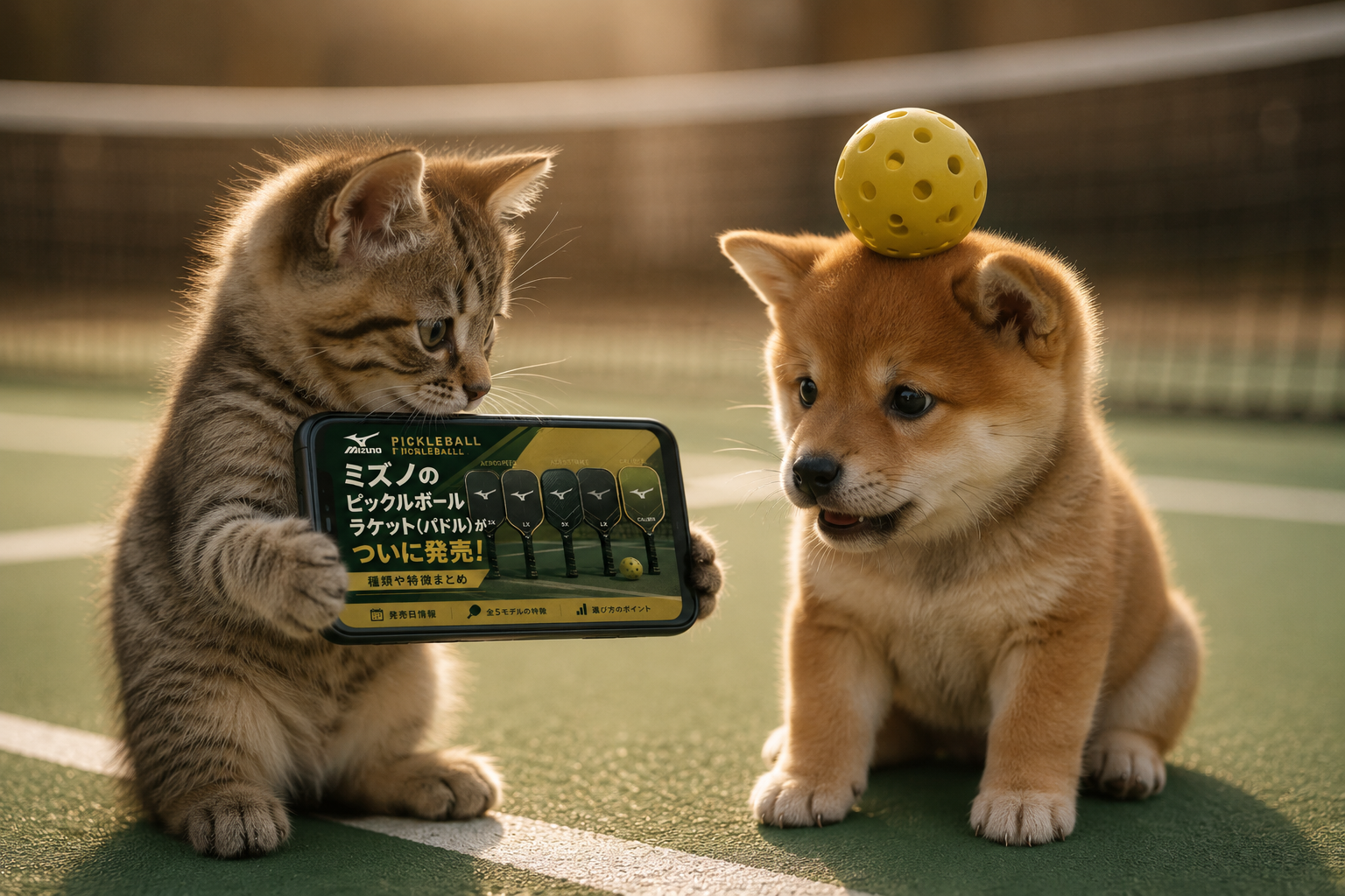 ミズノのピックルボールラケット(パドル)がついに登場!