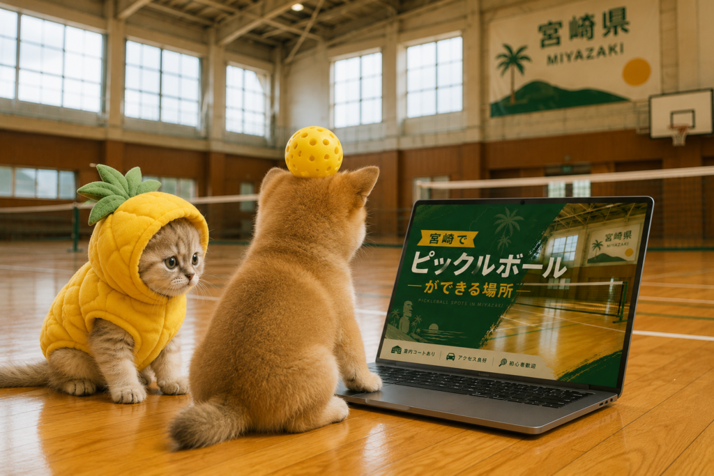 宮崎でピックルボールができる場所