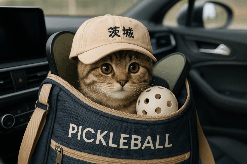 茨城県とピックルボールと猫