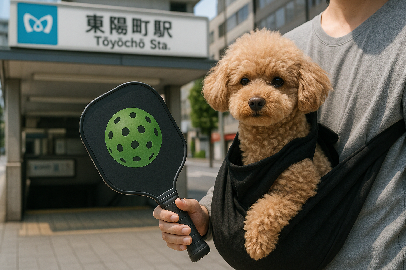 東京の東陽町とピックルボールと犬