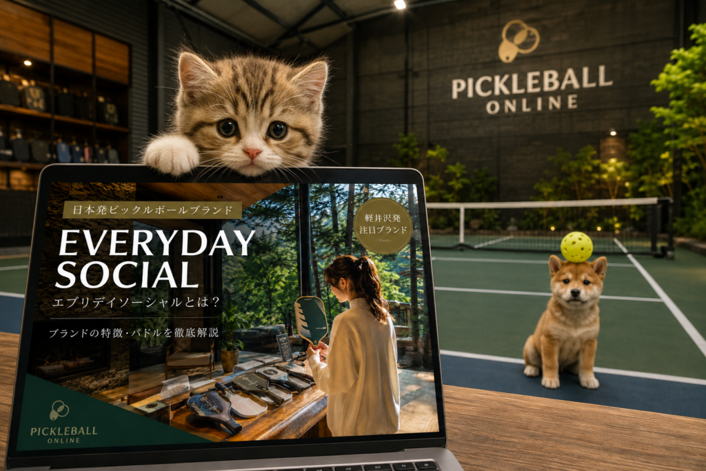 EVERYDAY SOCIAL(エブリデイソーシャル)とは?日本発ピックルボールブランドの特徴・パドルを解説