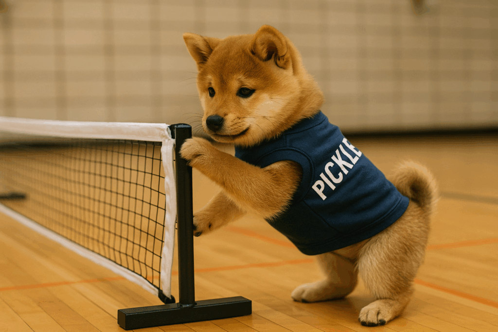 体育館で使えるピックルボールの専用ネット