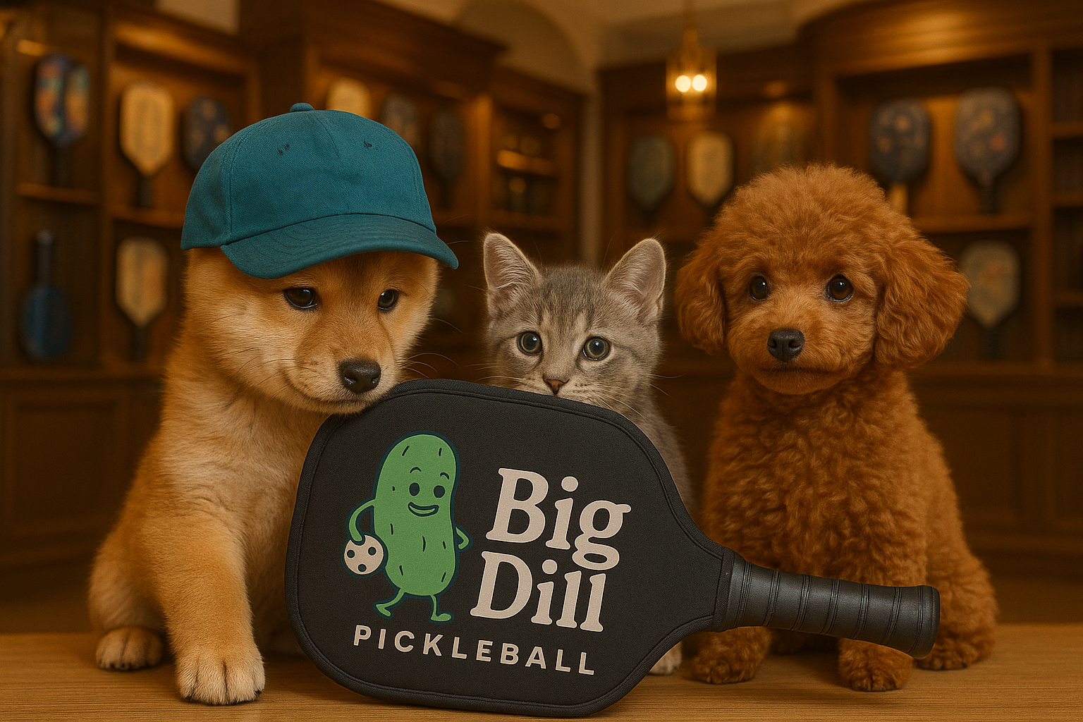 Big Dill Pickleballのピックルボールパドル