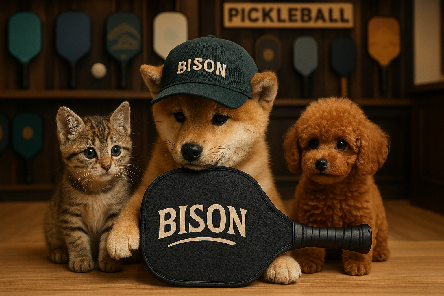 Bison Paddlesのピックルボールパドル