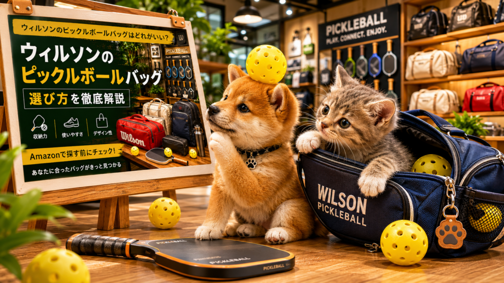 ウィルソンのピックルボールバッグはどれがいい?