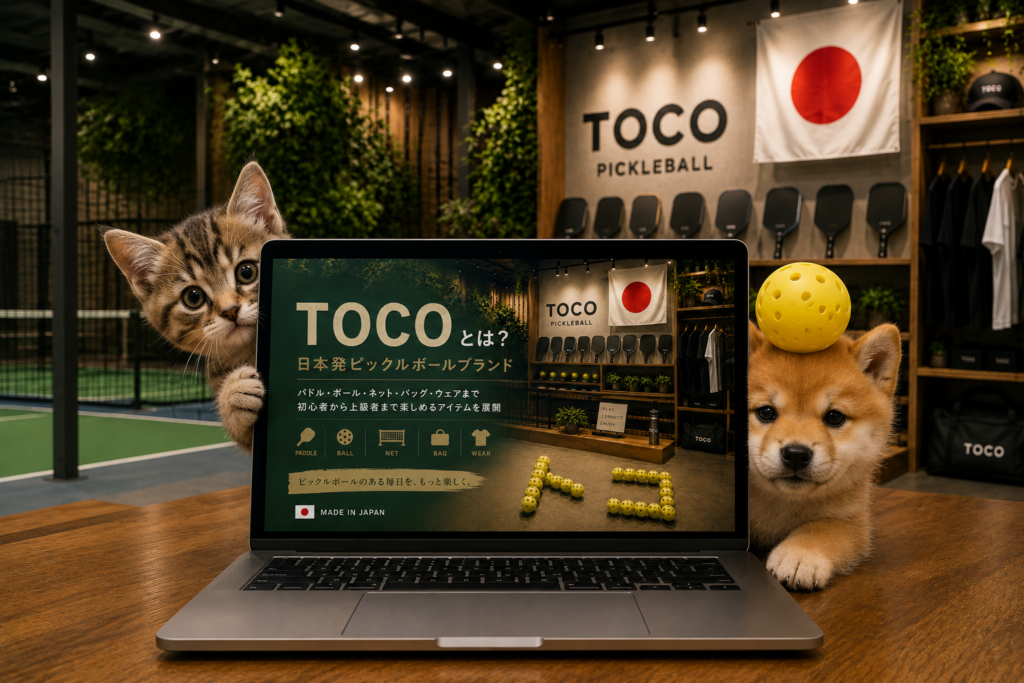 TOCO(トコ)とは?日本発ピックルボールブランド