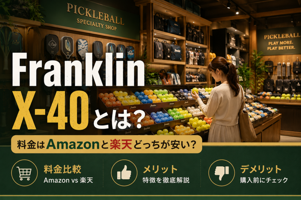 Franklin X-40とは？料金はAmazonと楽天どっちが安い？