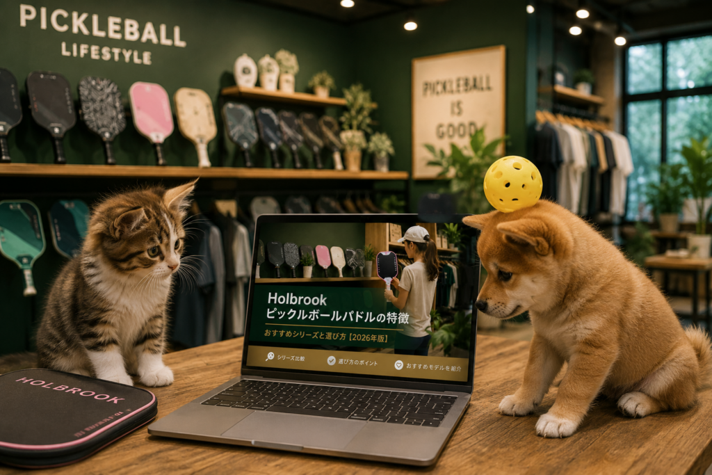Holbrook(ホルブルック)のピックルボールパドルの特徴