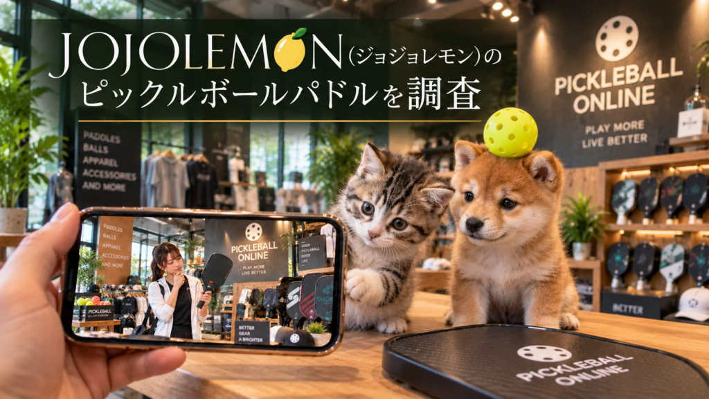 JOJOLEMON(ジョジョレモン)のピックルボールパドルを調査