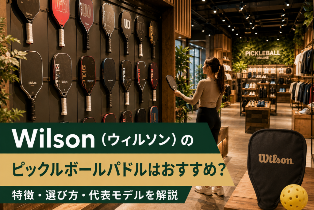 Wilson(ウィルソン)のピックルボールパドルはおすすめ?