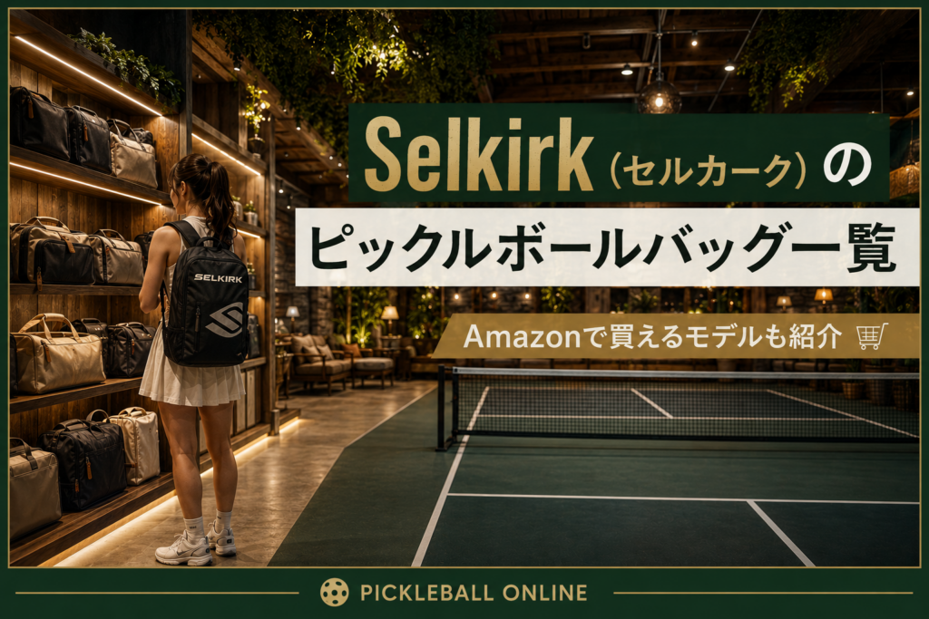 Selkirk（セルカーク）のピックルボールバッグ一覧｜Amazonで買えるモデルも紹介