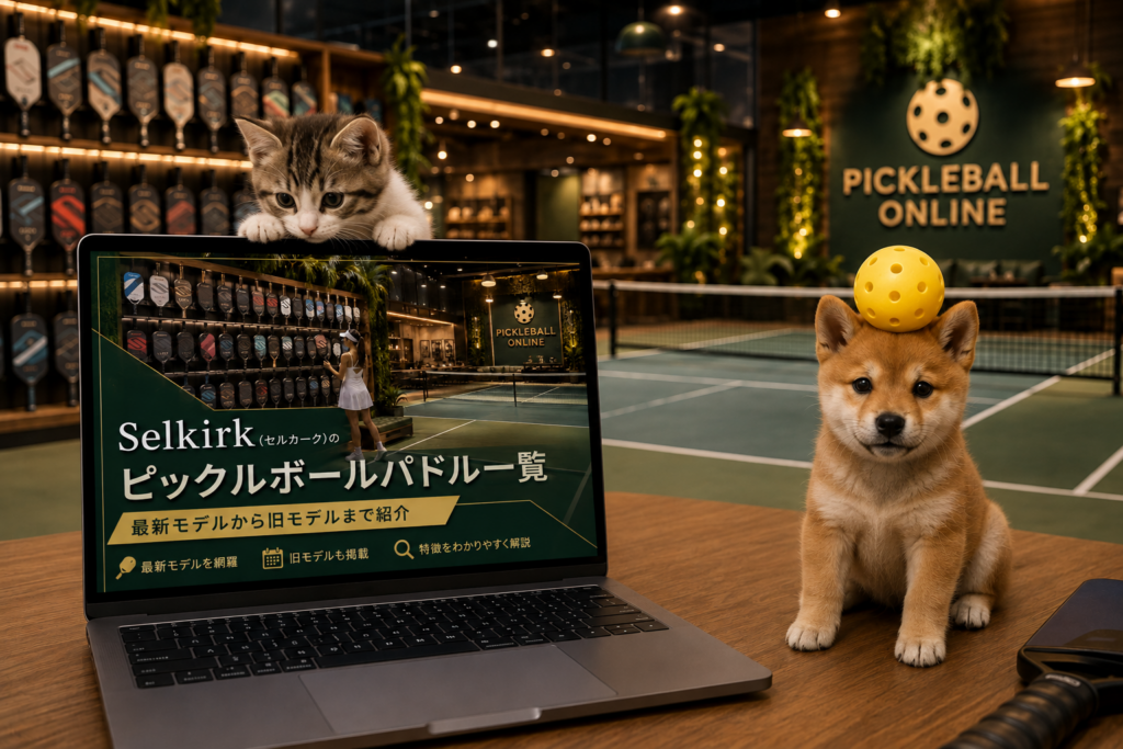 Selkirk（セルカーク）のピックルボールパドル一覧｜最新モデルから旧モデルまで紹介