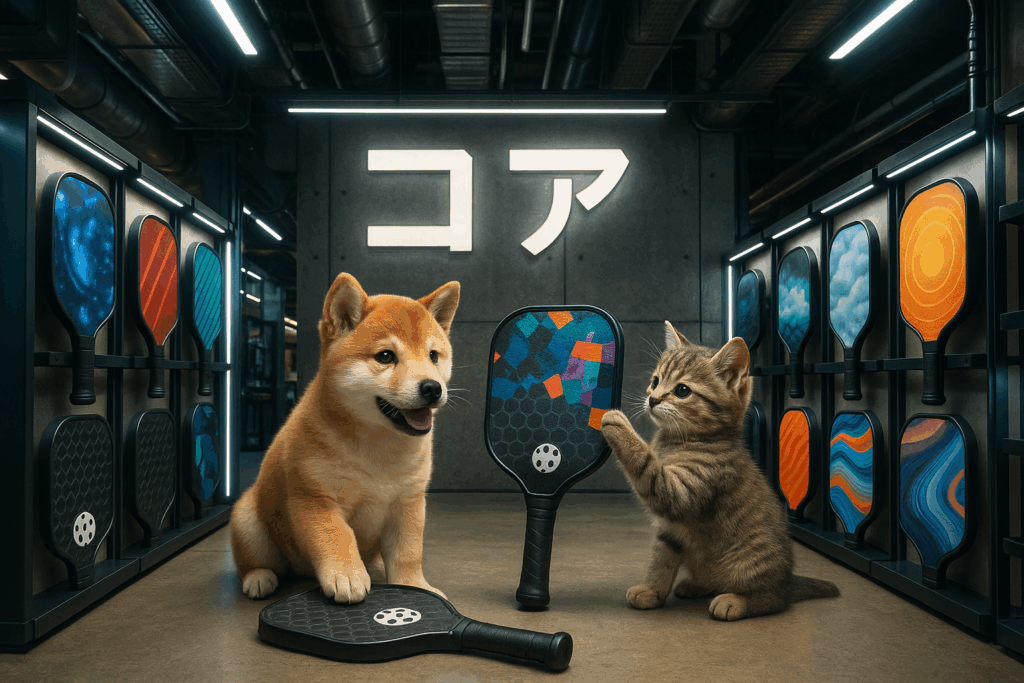 ピックルボールパドルの「コア」