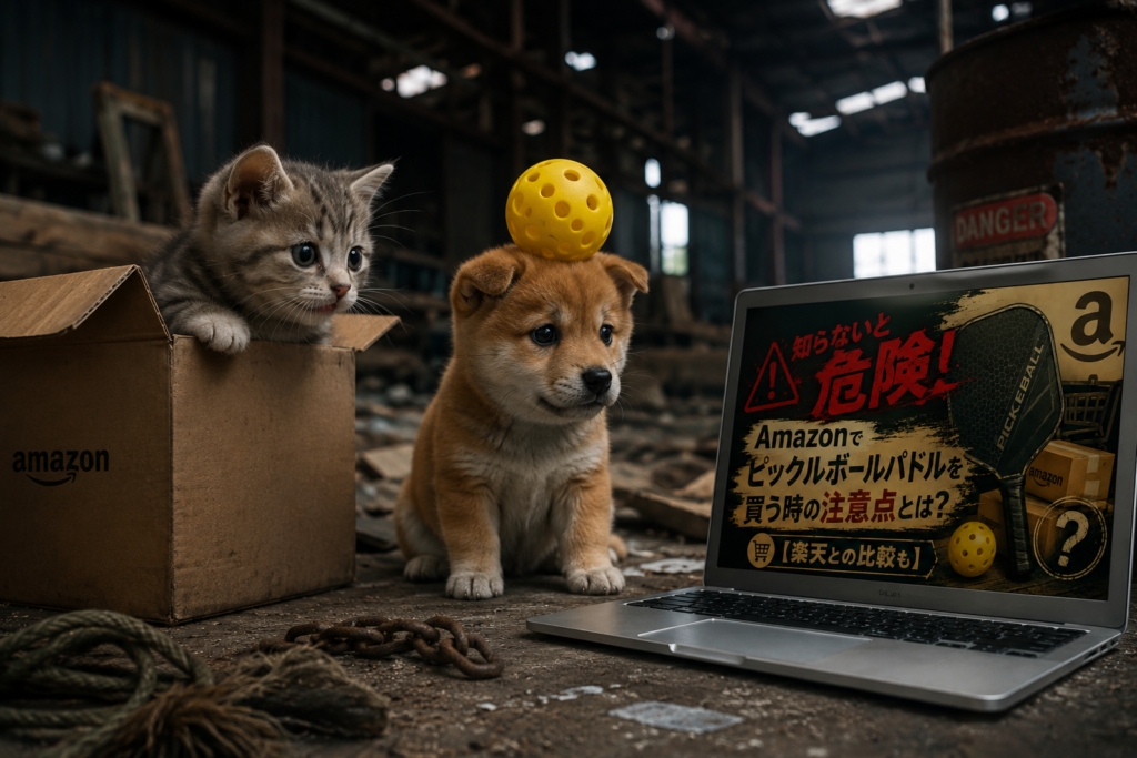 知らないと危険！Amazonでピックルボールパドルを買う時の注意点とは？【楽天との比較も】