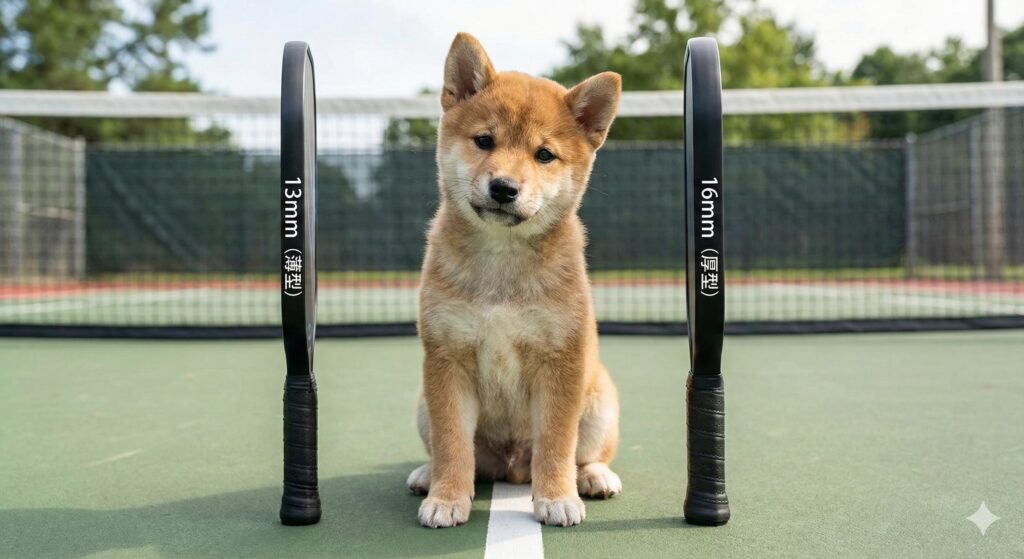 ピックルボールパドルの厚さ(パドル厚)