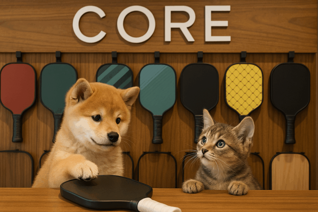 ピックルボールパドルのコア素材