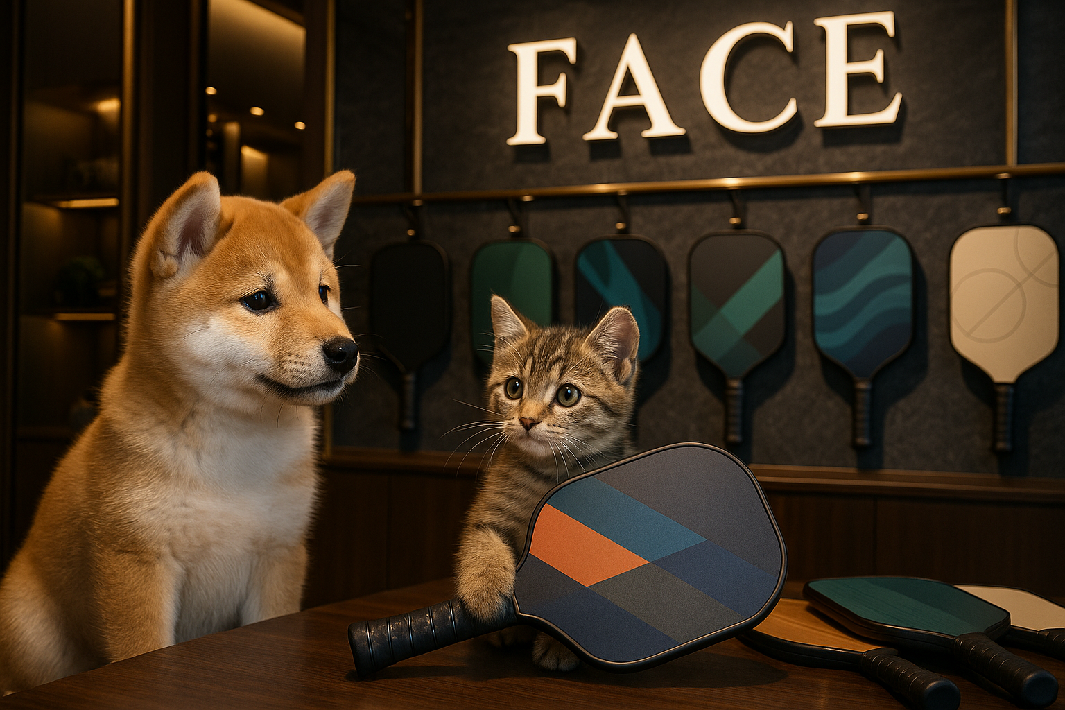 ピックルボールパドルのフェイス素材