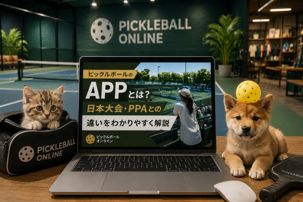 ピックルボールのAPPとは？日本大会・PPAとの違いをわかりやすく解説