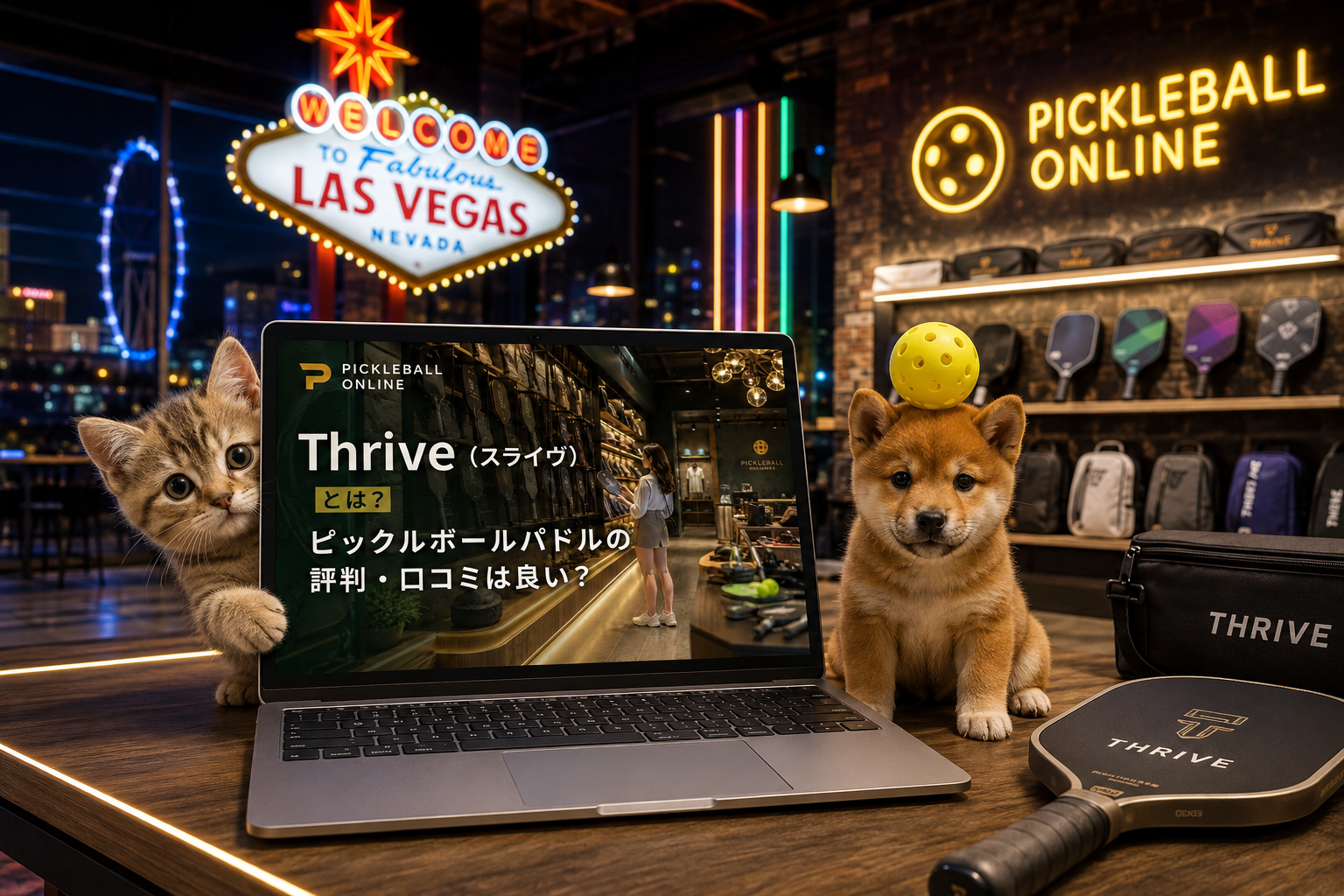 Thrive（スライヴ）とは？ピックルボールパドルの評判・口コミは良い？