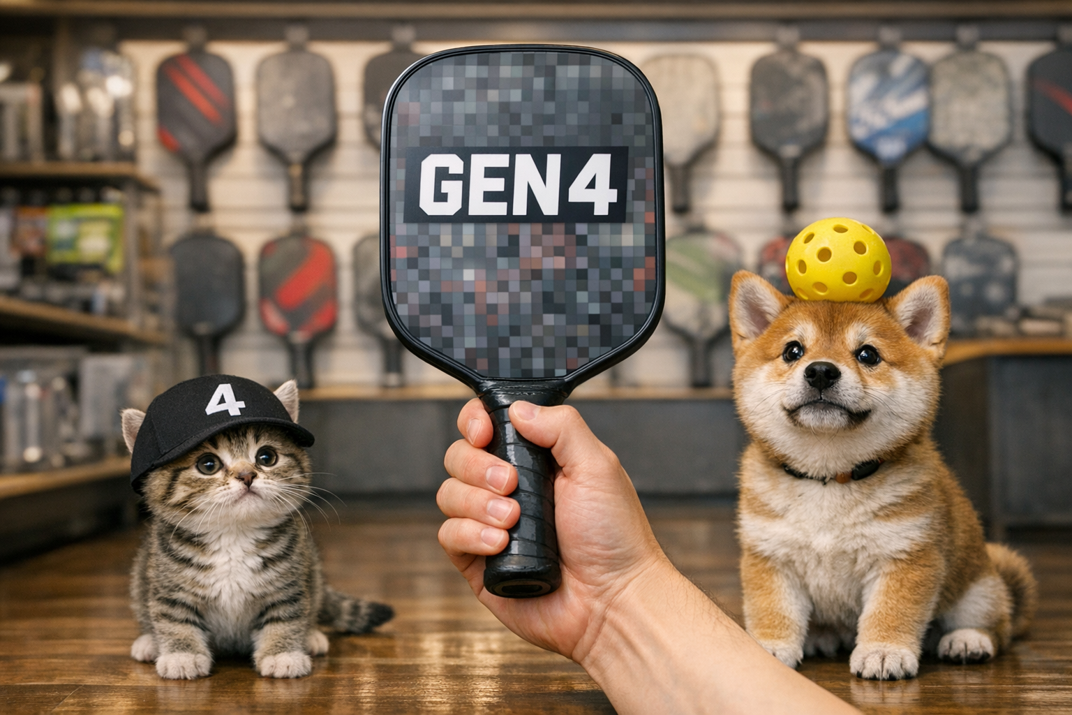 GEN4のピックルボールパドル