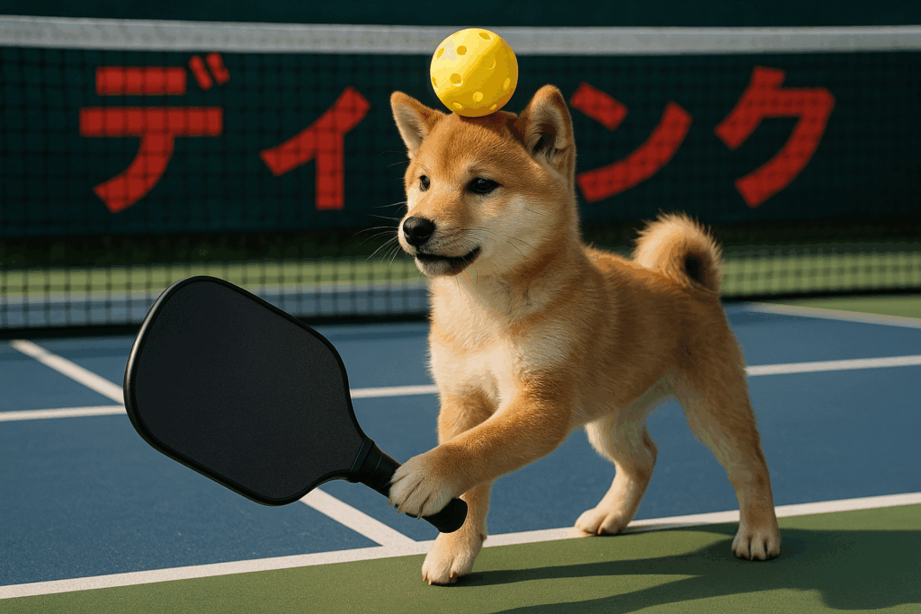 ピックルボールのディンク