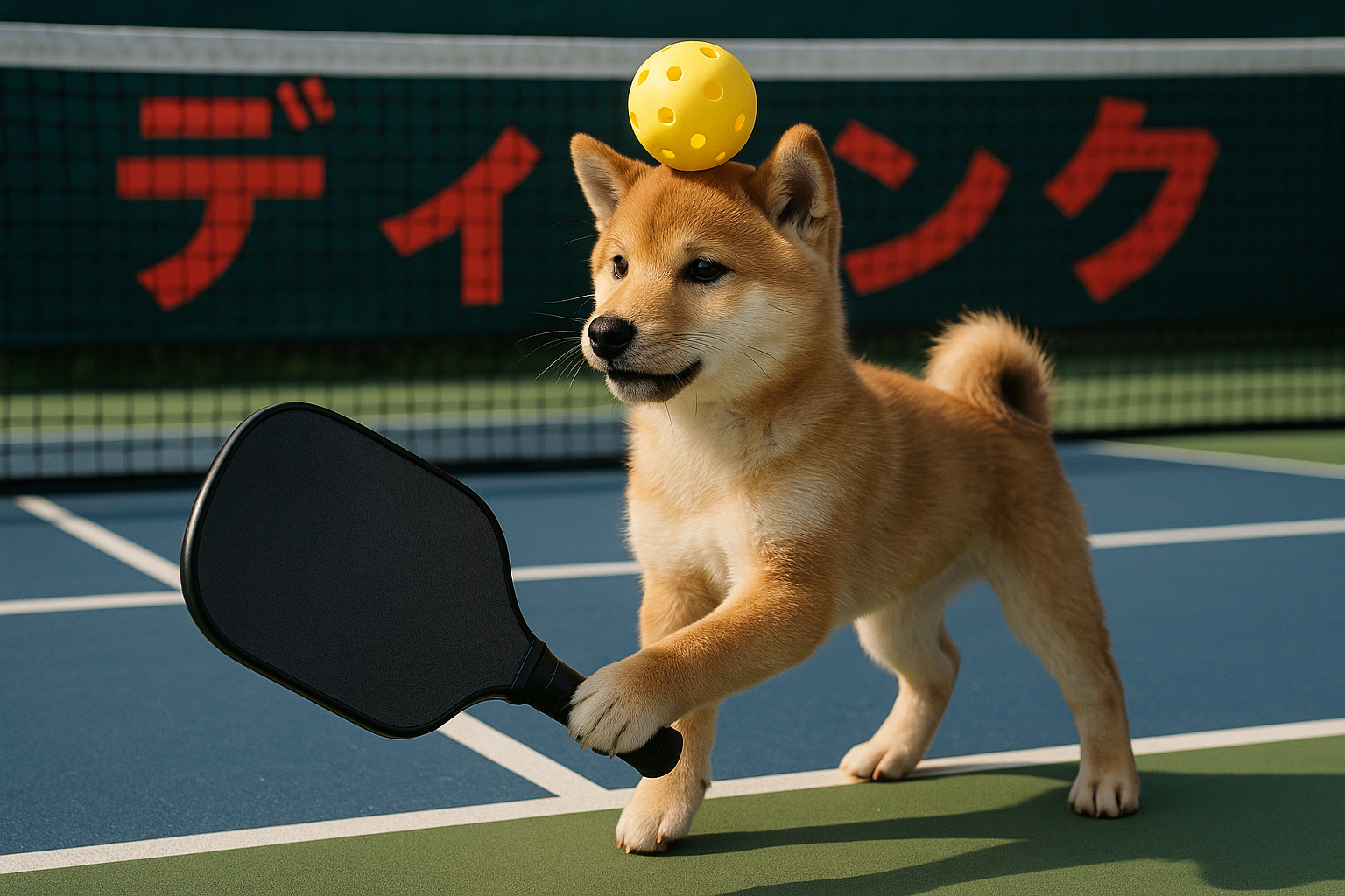 ピックルボールのディンク