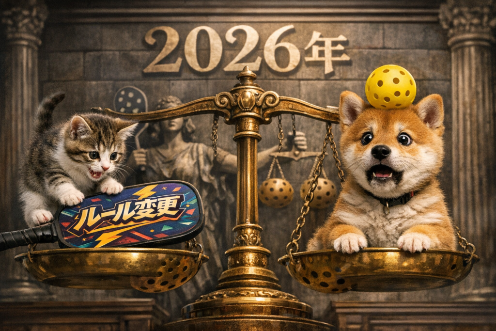 ピックルボールのルール変更【2026年】