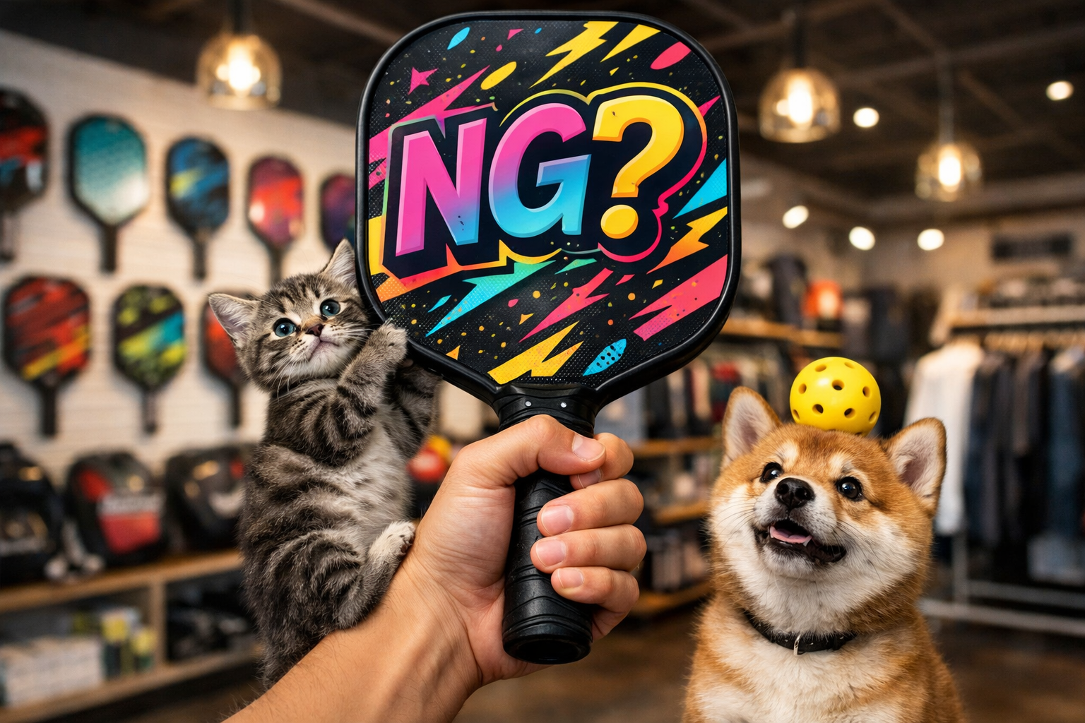 ウエスタングリップでのピックルボールパドルの持ち方