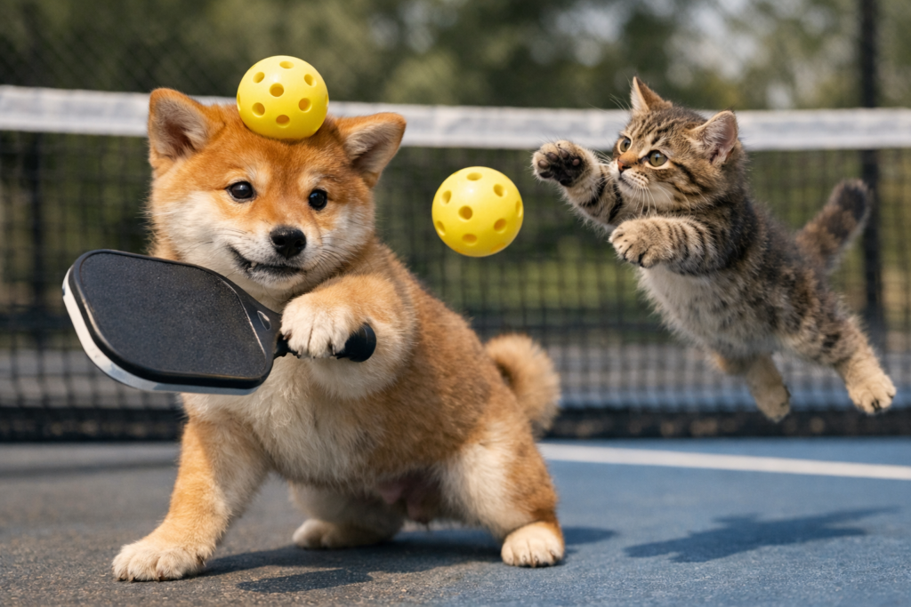 ピックルボールのスライスドロップ