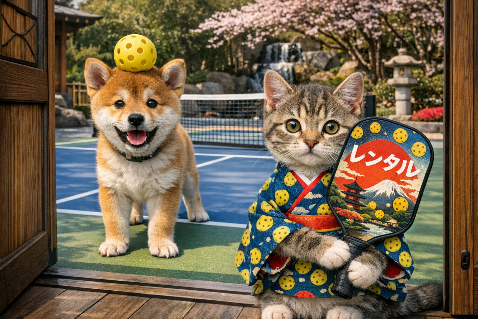 ピックルボールコート✕レンタル