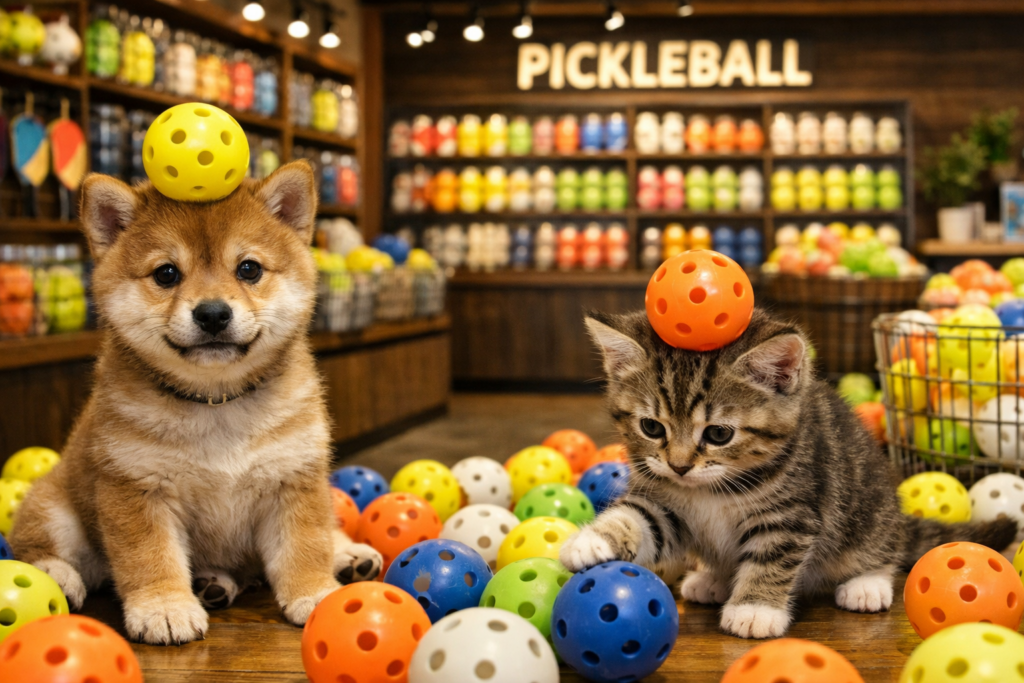 ピックルボールのボール