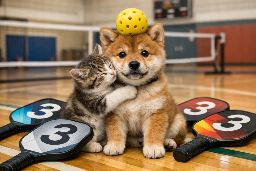 体育館でピックルボールする時に大活躍するアイテム３選