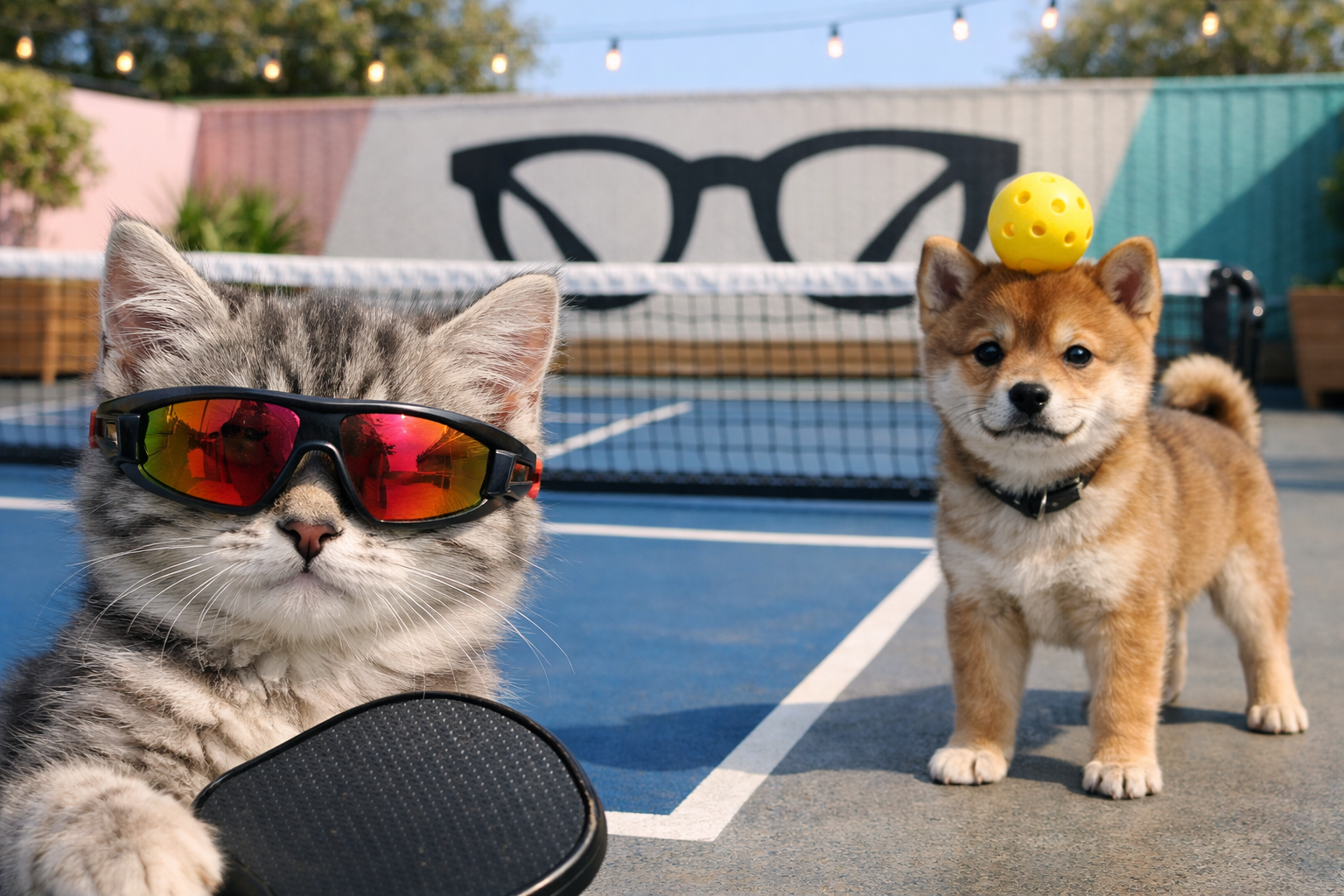 ピックルボール✕メガネ