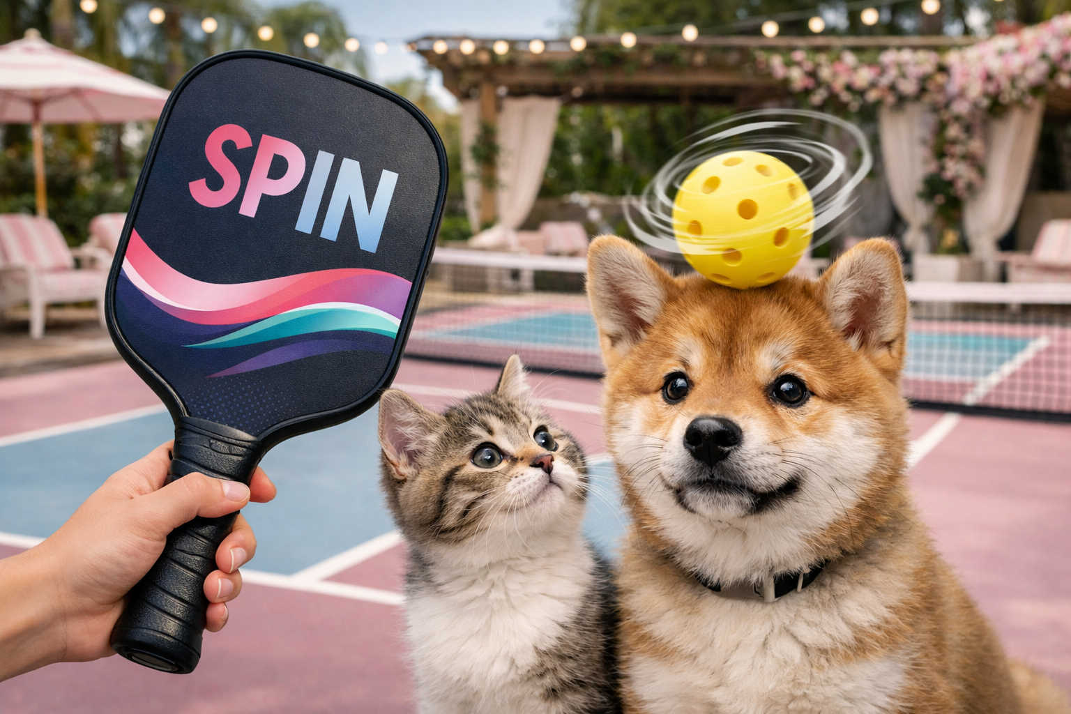 ピックルボールパドルのスピン性能