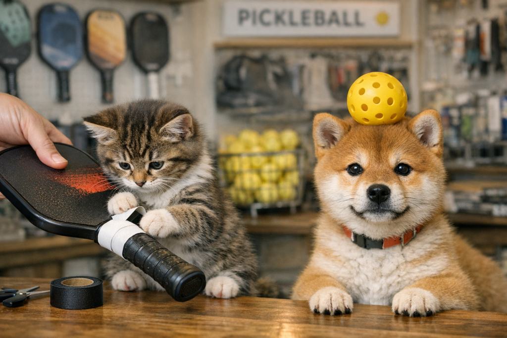 ピックルボールパドル専用のグリップテープ