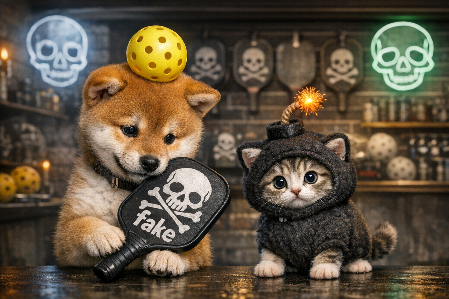 ピックルボールパドル✕偽物