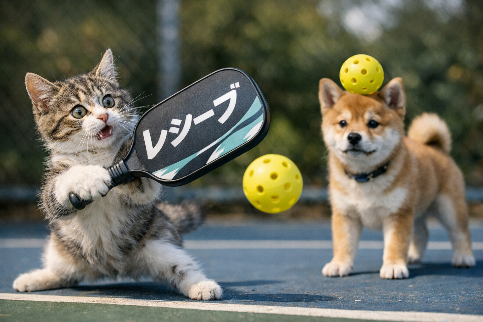 ピックルボールのレシーブミス