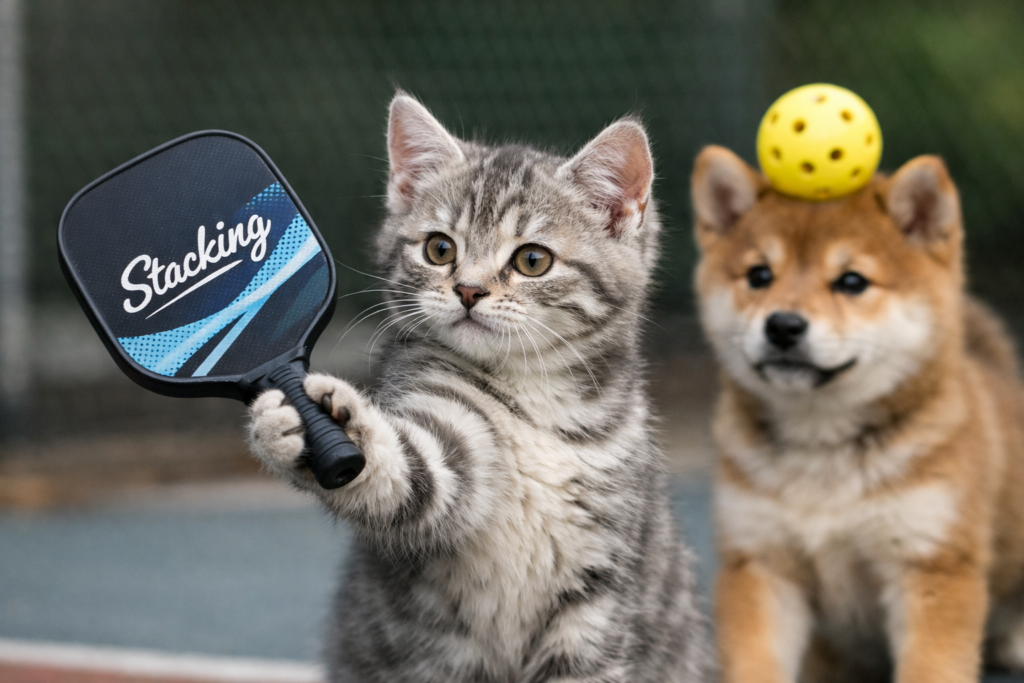 ピックルボールの「スタッキング」