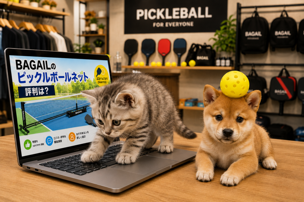 BAGAILのピックルボールネットの評判は？