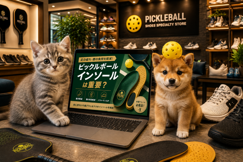 ピックルボールでインソールは重要?