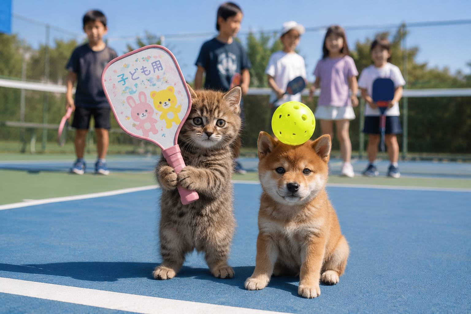子供用のピックルボール教室