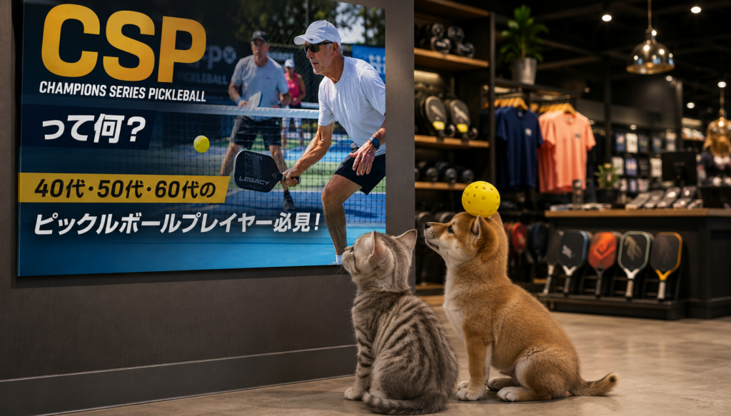 CSP（チャンピオンズシリーズピックルボール）って何？｜40代・50代・60代のピックルボールプレイヤー必見！
