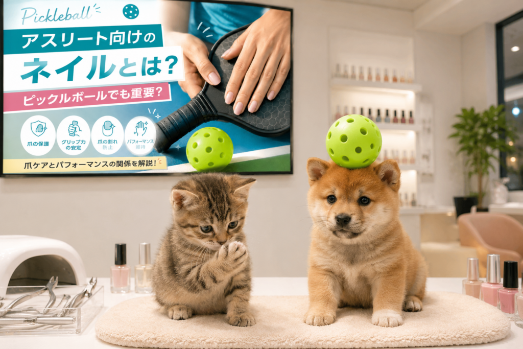 ピックルボール✕ネイル