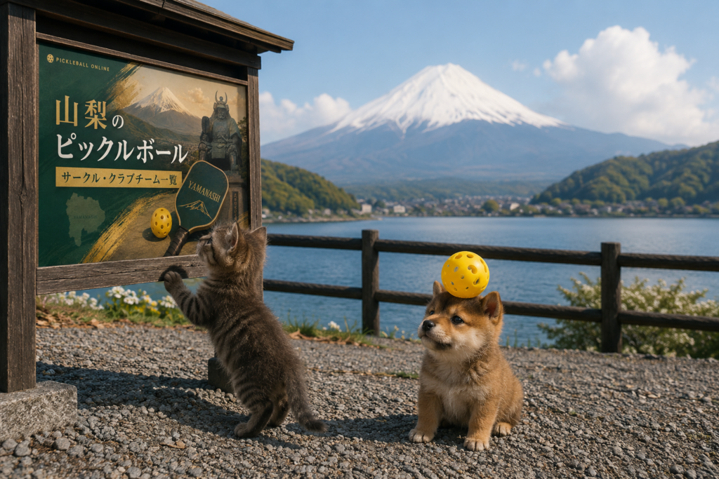 山梨のピックルボールサークル・クラブチーム一覧